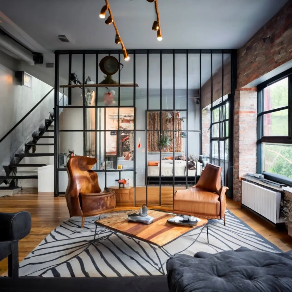 Estilo Industrial em Apartamentos Compactos