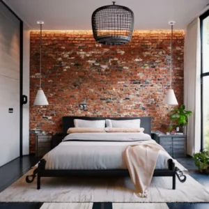 quarto Minimalismo na Decoração Industrial