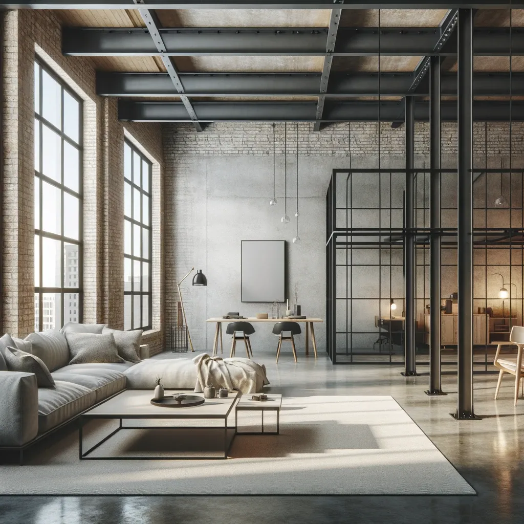 Maximizando Espaços com Estilo Industrial Minimalista